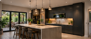 Cosmic website design for kitchen fitters